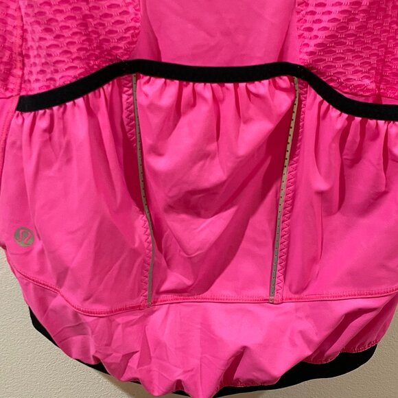 Lululemon Paceline Cycling Jersey Pinkelicious Size 4 Zip Front Jacket Vancouver - Picture 3 of 16